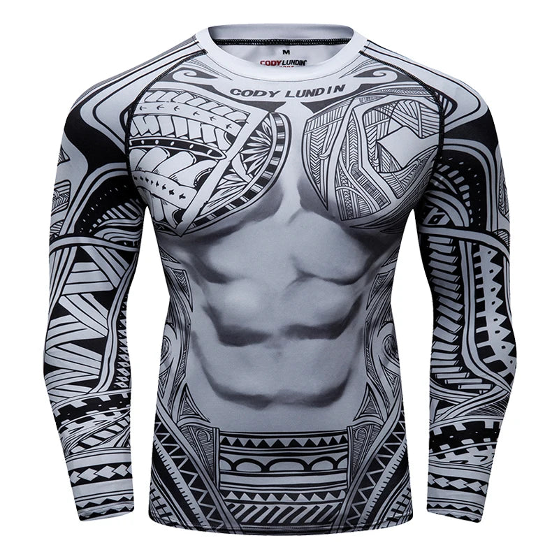 Brazilian Jiu-Jitsu, MMA Long Sleeve Rashguard 