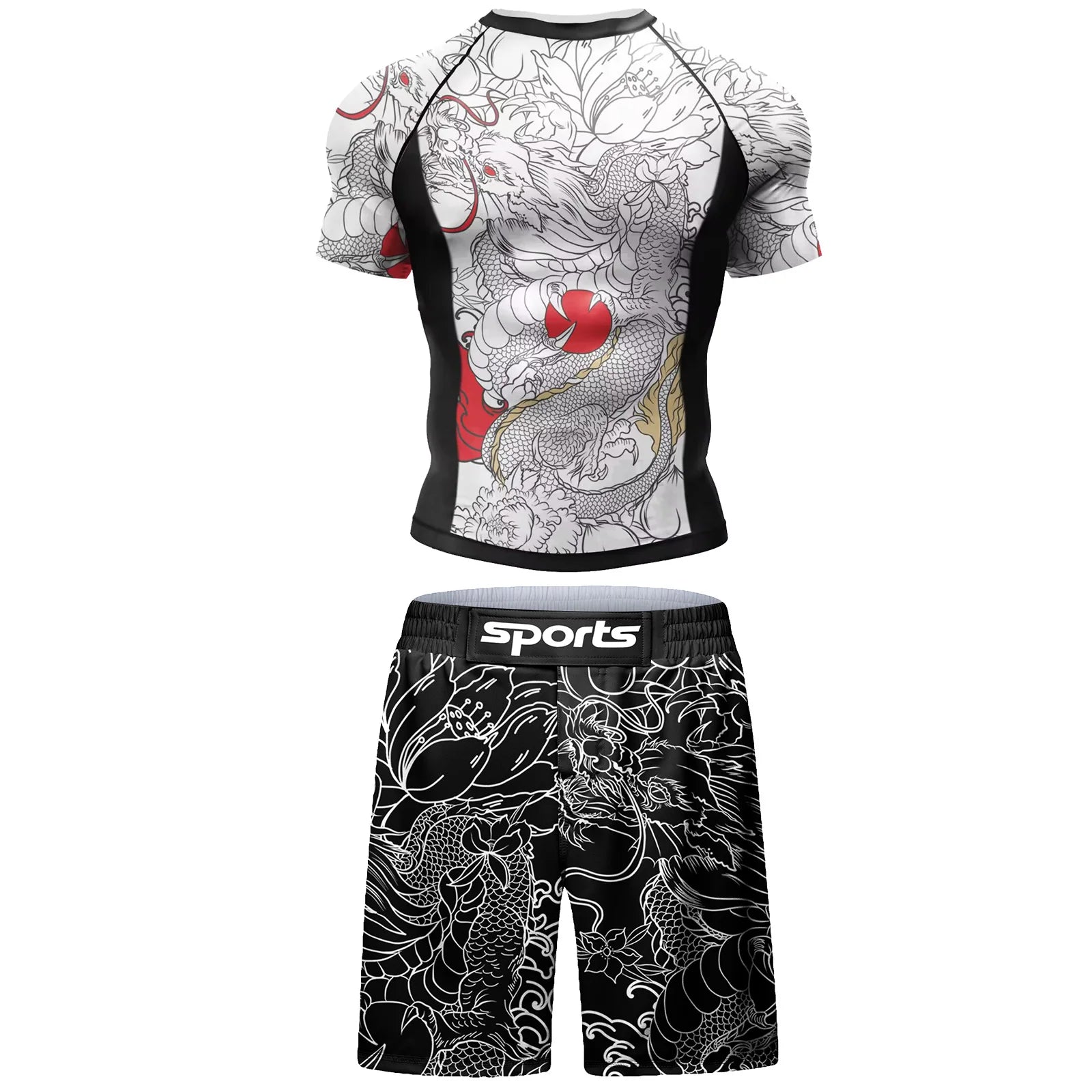 Brazilian Jiu-Jitsu, MMA Rashguard and Short (Japanese Style Edition) 