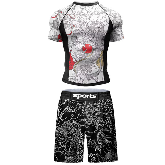 Brazilian Jiu-Jitsu, MMA Rashguard and Short (Japanese Style Edition) 