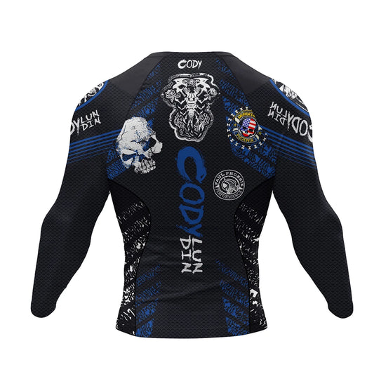 Brazilian Jiu-Jitsu, MMA Long Sleeve Rashguard and Short 