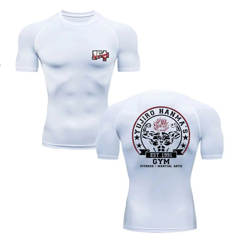 Anime Baki Hanma Men's MMA Rash Guard