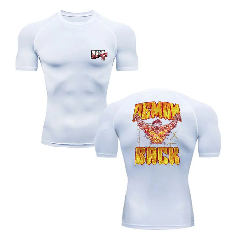 Anime Baki Hanma Men's MMA Rash Guard