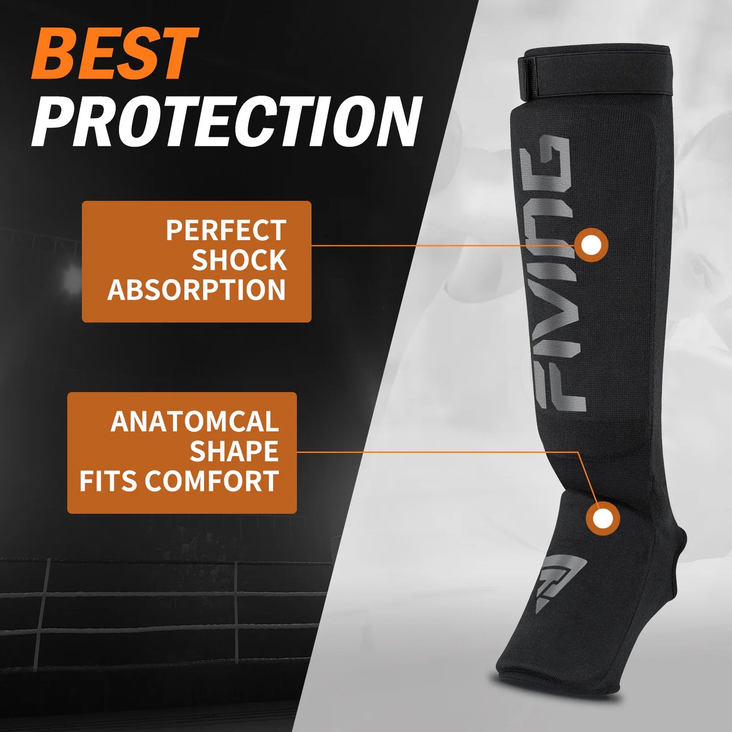 Muay Thai, MMA, Kickboxing  Shin Guards