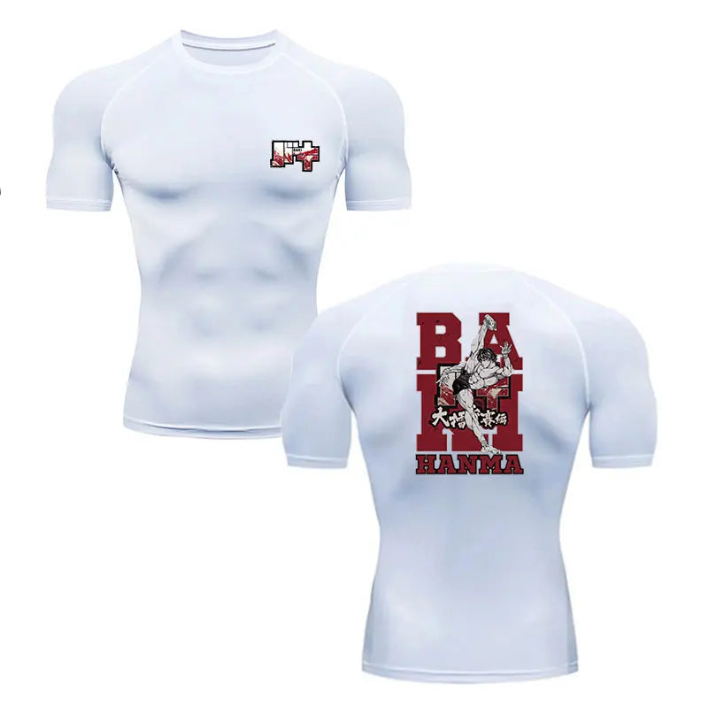 Anime Baki Hanma Men's MMA Rash Guard